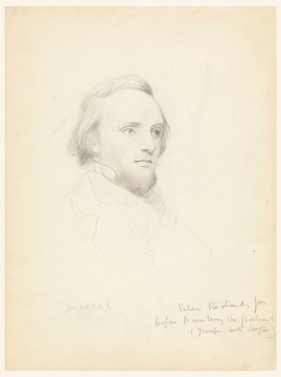 Schets van Peter Richards
