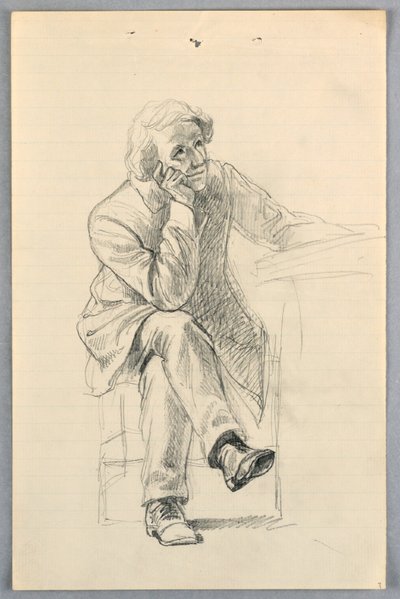 Studie voor "Wetenschappelijke Groep" door Daniel Huntington