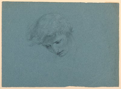 Studie van engelenhoofd voor "Mercy