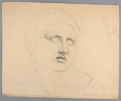 Studie van Marcus Antonius van een standbeeld door Daniel Huntington