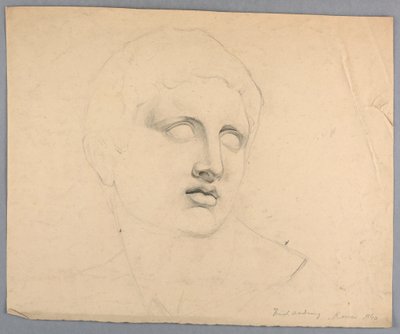 Studie van Marcus Antonius van een standbeeld door Daniel Huntington