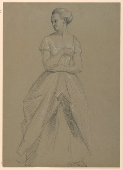 Studie van mevrouw Bingham voor "Het Republikeinse Hof" (Lady Washington