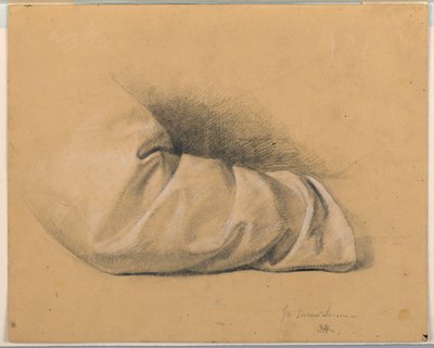 Studie van mouw voor "Heilige Les" door Daniel Huntington