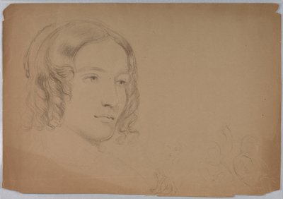 Studie van een Vrouwenhoofd door Daniel Huntington