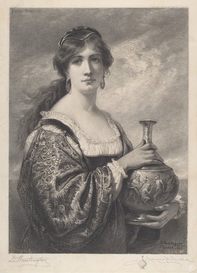 De dochter van de goudsmid door Daniel Huntington