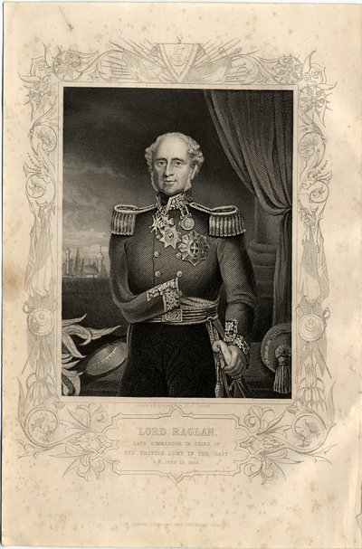 Portret van Lord Raglan, 1856 door Daniel John Pound