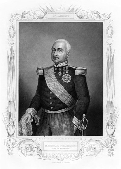 Aimable Jean Jacques Pelissier, hertog van Malakoff, maarschalk van Frankrijk door Daniel John Pound