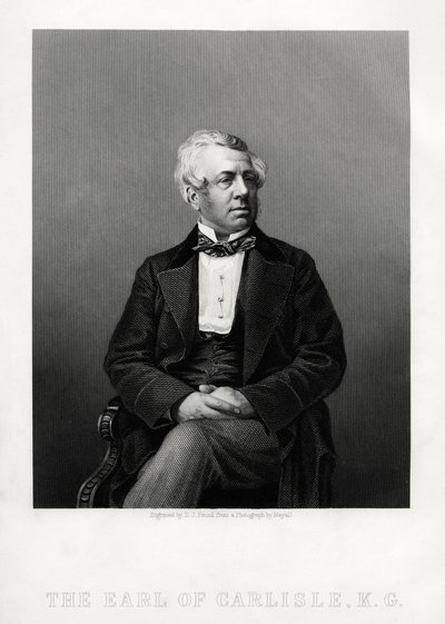 George William Frederick Howard, 7e graaf van Carlisle, Britse politicus en staatsman, c1880 door Daniel John Pound