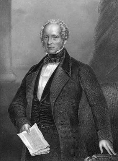 Henry John Temple 1784-1865, 3e Burggraaf Palmerston, Britse staatsman, 1857 door Daniel John Pound