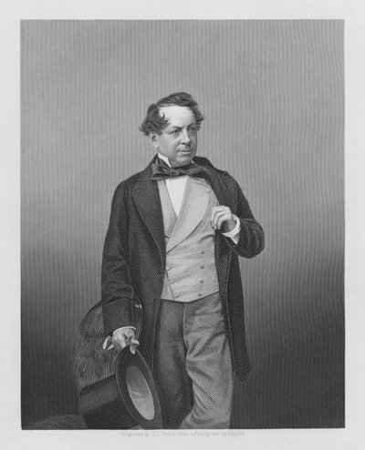 John Baldwin Buckstone, Engelse acteur en toneelschrijver door Daniel John. Pound