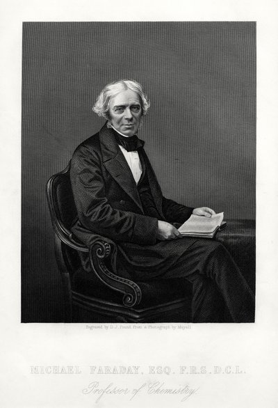 Michael Faraday, Britse wetenschapper, ca. 1880 door Daniel John Pound