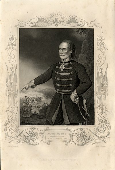 Portret van Omar Pasha, 1856 door Daniel John Pound