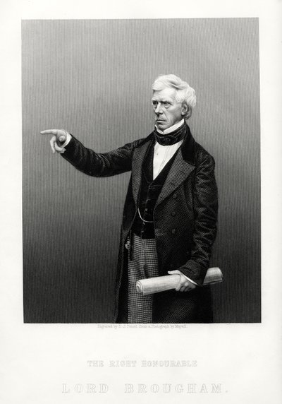 De Hooggeachte Henry Brougham, Lord High Chancellor van Groot-Brittannië, ca. 1880 door Daniel John Pound