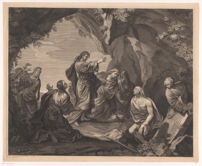 Opwekking van Lazarus door Daniel Le Bossu