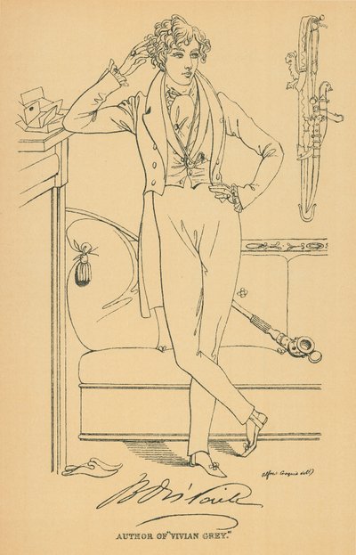 Benjamin Disraeli door Daniel Maclise