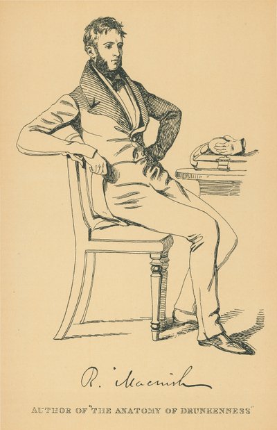 Robert Macnish door Daniel Maclise