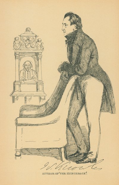 Sheridan Knowles door Daniel Maclise
