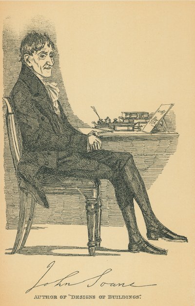 Sir John Soane door Daniel Maclise