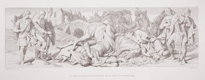 De dood van Tostig en Harold Hardrada na de Slag bij Stamford Bridge, uit 