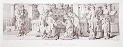 Het huwelijk van Harold met Aldyth, zus van Edwin en Morcar, uit 