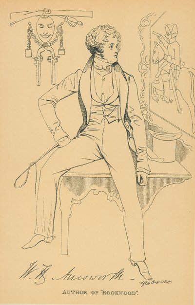 William Harrison Ainsworth door Daniel Maclise
