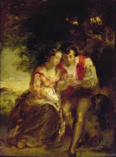 Burns en Highland Mary door Daniel Macnee