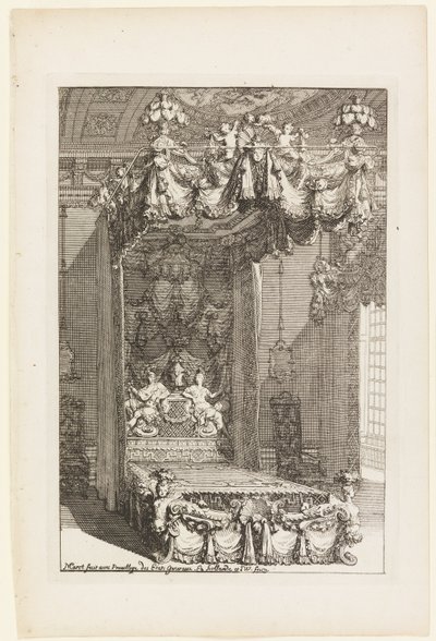 Ontwerp voor een Staatslaapkamer, uit Tweede Livre d