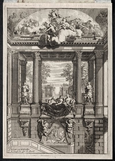 Trap in het Paleis van Voorst in Nederland door Daniel Marot