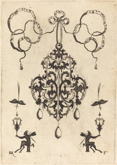 Groot Hanger, Linksonder en Rechts Twee Gevleugelde 