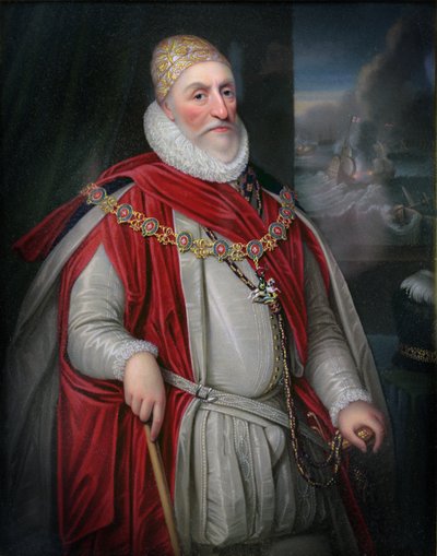 2e Lord Howard van Effingham door Daniel Mytens