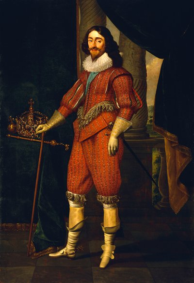 Karel I (1600-1649), ca. 1631 door Daniel Mytens