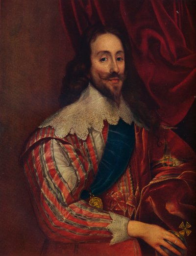 Karel I, Koning van Groot-Brittannië en Ierland door Daniel Mytens