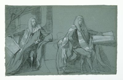 Studie voor William Murray, Eerste Graaf van Mansfield, 1782-1783 door Daniel Mytens