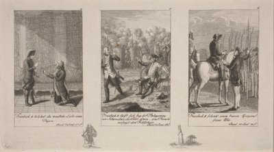 Anekdotes van Koning Frederik II door Daniel Nikolaus Chodowiecki