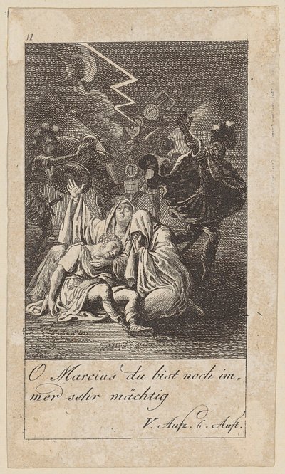 Plaat 11 bij Shakespeares „Coriolanus“ door Daniel Nikolaus Chodowiecki