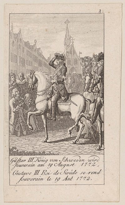 Blad 8 bij "Oude, middeleeuwse en moderne geschiedenis" door Daniel Nikolaus Chodowiecki