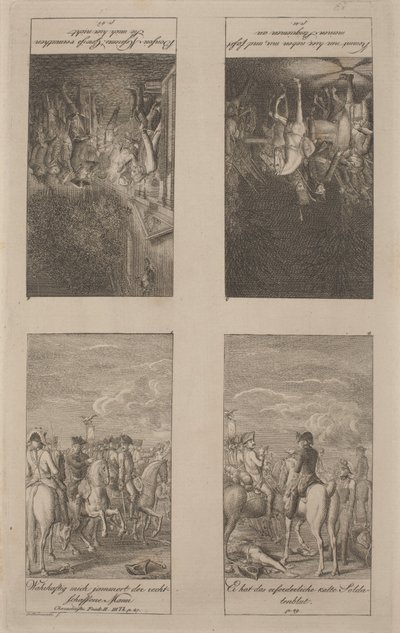 Kenmerken van Koning Frederik II (Deel III) door Daniel Nikolaus Chodowiecki