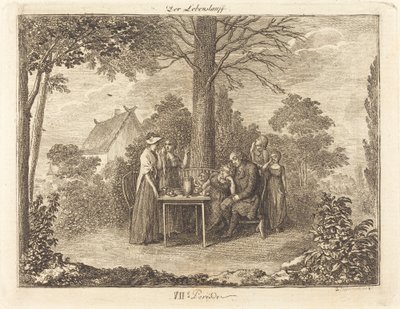 Dood door Daniel Nikolaus Chodowiecki