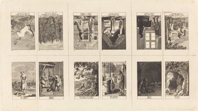 Illustraties bij fabels en verhalen van Gellert, Gleim, Hagedorn, Lichtwer en Pfeffel door Daniel Nikolaus Chodowiecki