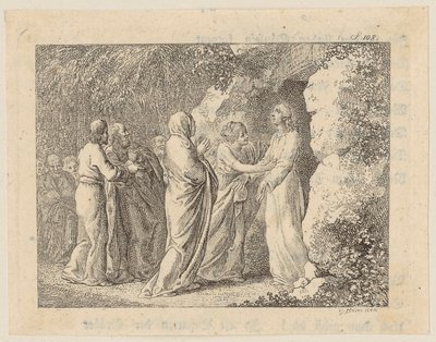 Lazarus, of de viering van de Verrijzenis door Daniel Nikolaus Chodowiecki