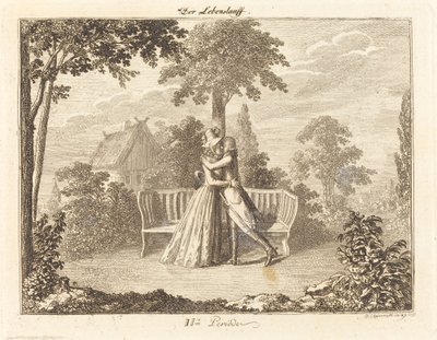 Liefhebbers door Daniel Nikolaus Chodowiecki