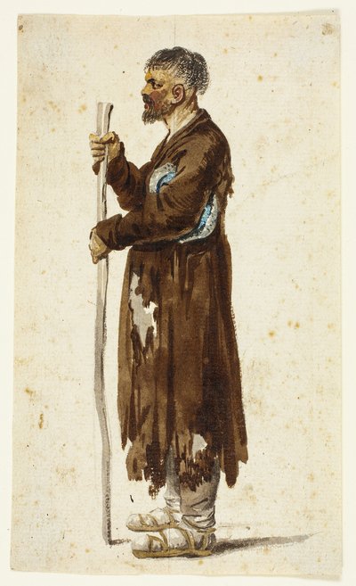 Russische Boer door Daniel Nikolaus Chodowiecki