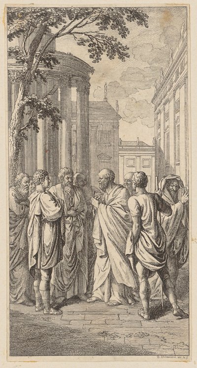 Kopergravure bij Basedows „Practische Philosophie“ door Daniel Nikolaus Chodowiecki