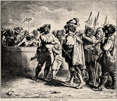 Wilhelm Tell, 1781 door Daniel Nikolaus Chodowiecki