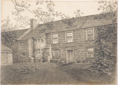 Oud Huis in Corby, Northumberland, c.1916 door Daniel Oliver