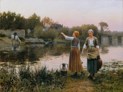 De Waterdragers door Daniel Ridgway Knight