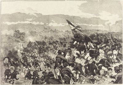 Slag bij Plevna. De 30 juli, aanval op de hoogten, 1883-1890 door Daniel Urrabieta Vierge
