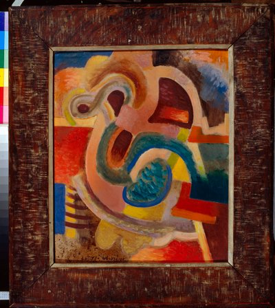 Abstracte compositie nr. 8 door Daniel Vladimir Baranoff Rossine
