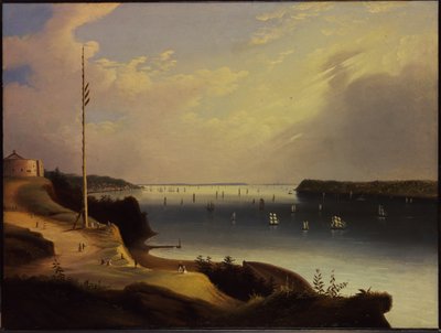 Haven van New York, c.1835 door Daniel Wadsworth