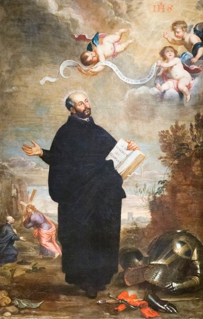 Sint Ignatius van Loyola door Daniel & Wildens Jan (1586 1653) Seghers